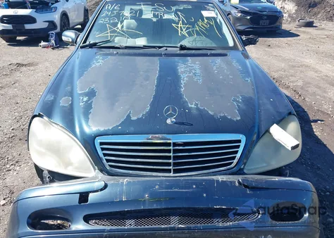 2000 Mercedes-Benz S 430 z USA, uszkodzony, nr VIN WDBNG70J2YA119188